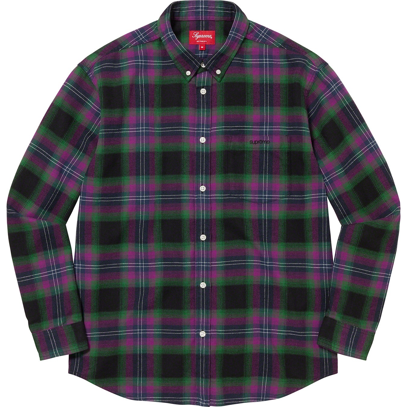 Brushed Plaid Flannel Shirt view 5